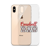 Baseball Dad Clear Case for iPhone®