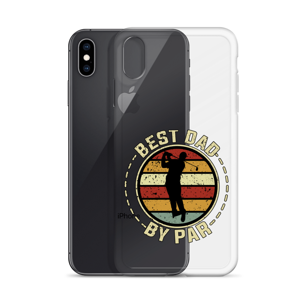 Best Dad By Par Clear Clear Case for iPhone®