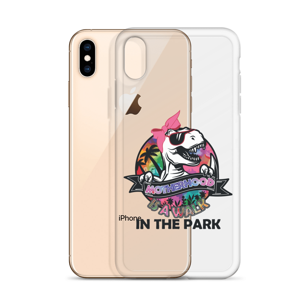 Motherhood Is A Walk In The Park Clear Case for iPhone®