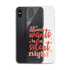 All Mom Wants Is A Silent Night Clear Case for iPhone®