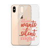 All Mom Wants Is A Silent Night Clear Case for iPhone®