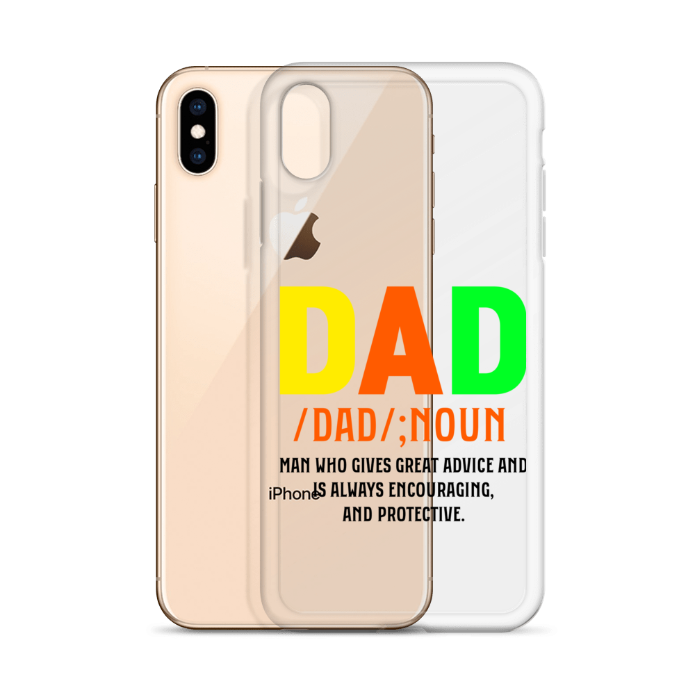 Dad Man Who Gives Great Advice And Is Always encouraging And Protective Clear Case for iPhone®