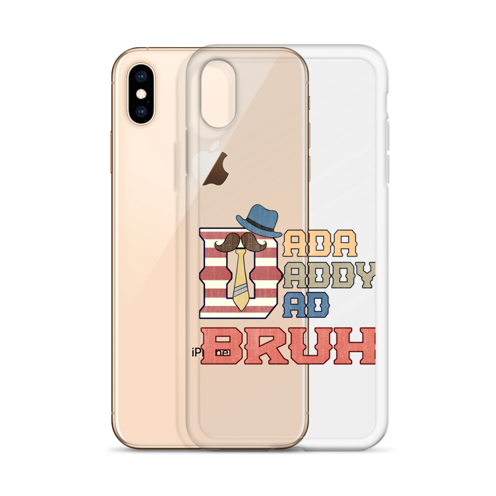 Dada Daddy Dad Bruh Clear Case for iPhone®