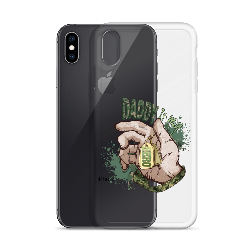 Daddy Is My Hero Clear Case for iPhone®