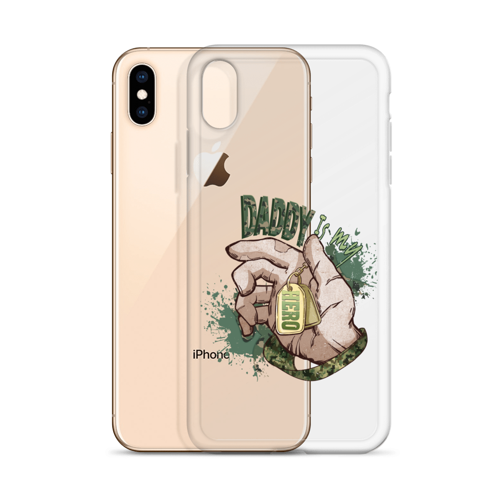 Daddy Is My Hero Clear Case for iPhone®