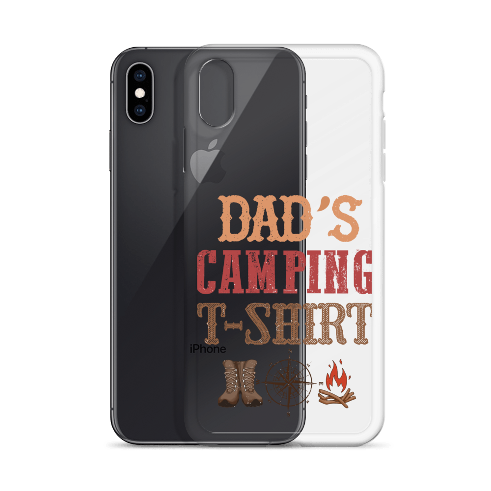 Dad's Camping T-Shirt Clear Case for iPhone®