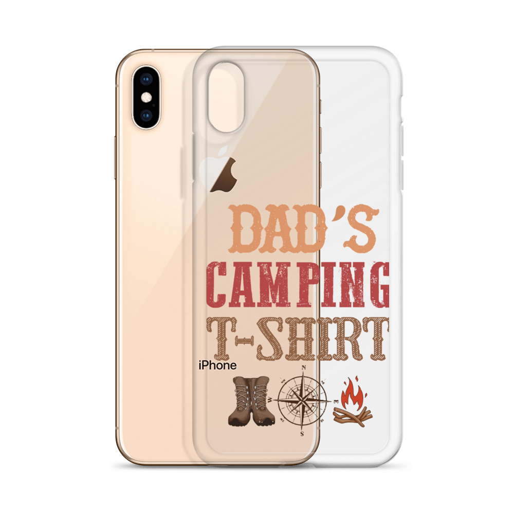 Dad's Camping T-Shirt Clear Case for iPhone®