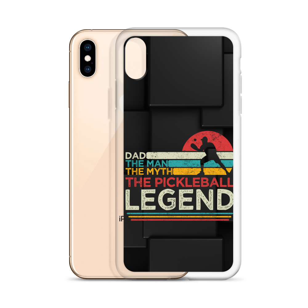 Dad The Man The Myth The Pickleball Legend Clear Case for iPhone®