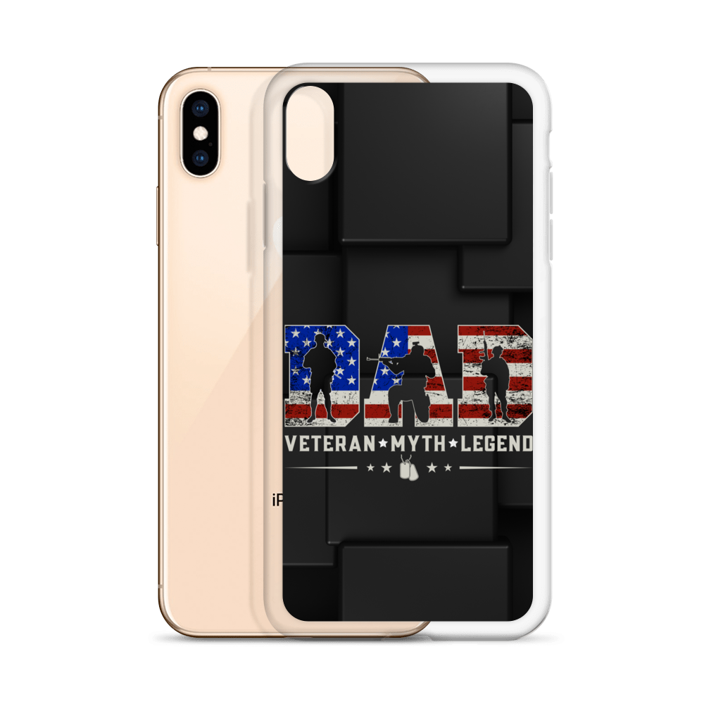 Dad Veteran Myth Legend Clear Case for iPhone®