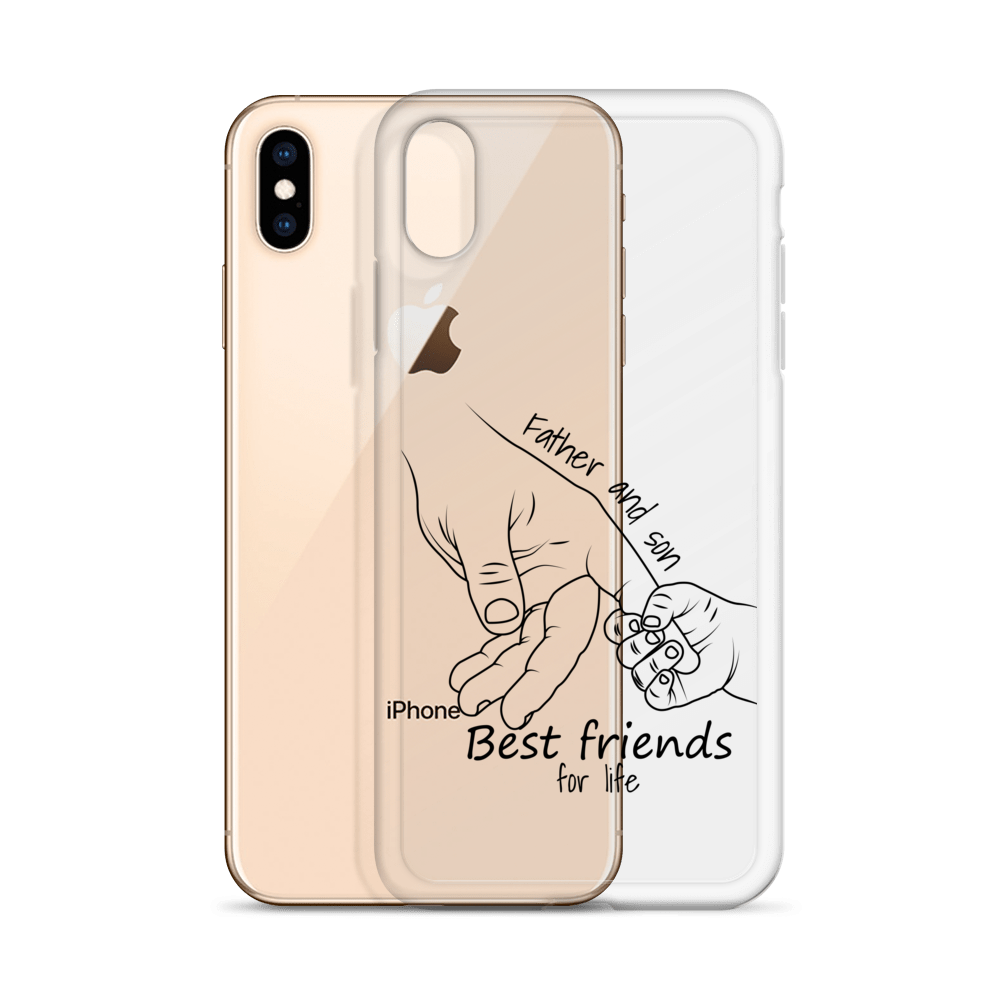 Father And Son Best Friends For Life Clear Case for iPhone®