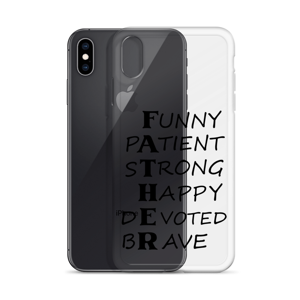 Funny Patient Strong Happy Devoted Brave Clear Case for iPhone®