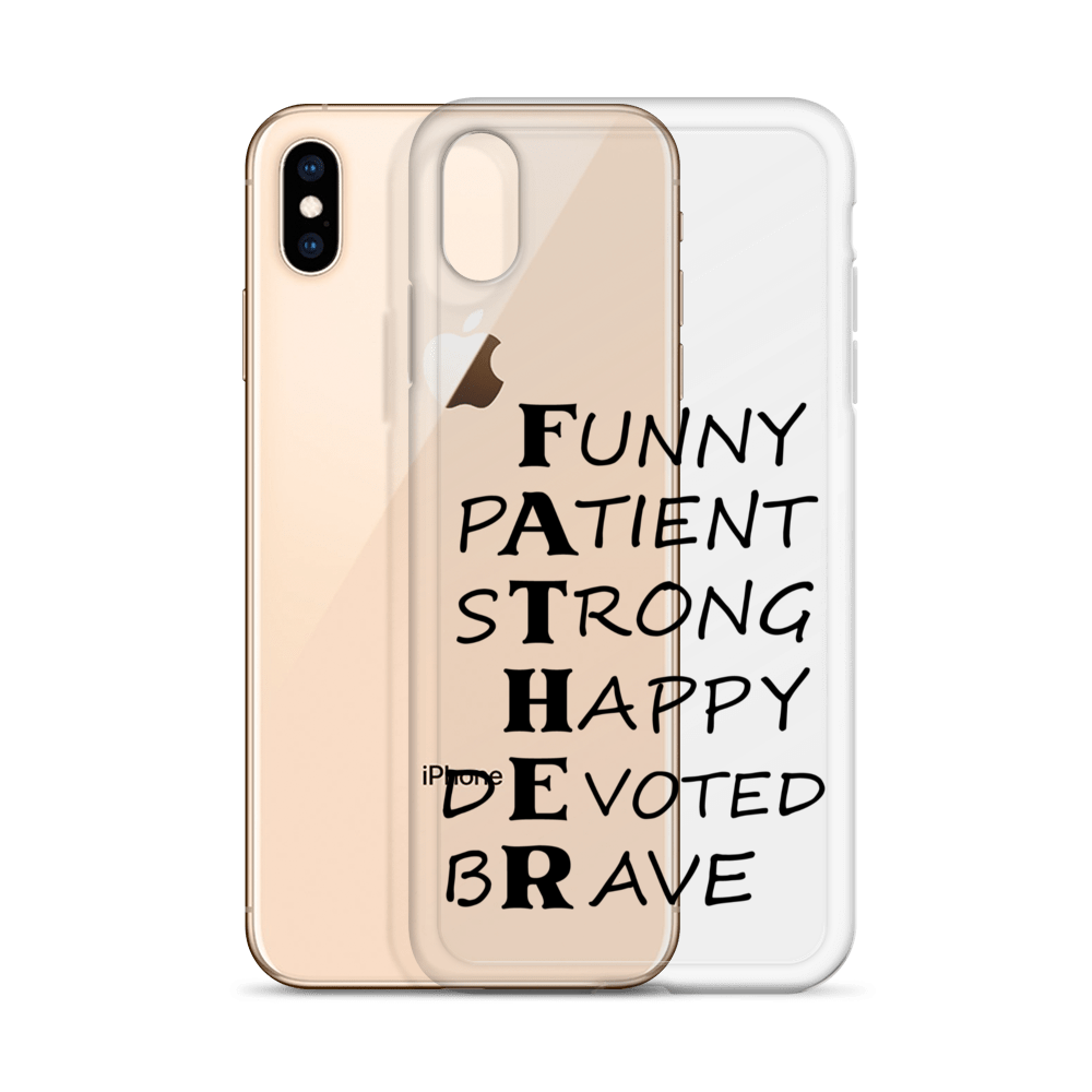 Funny Patient Strong Happy Devoted Brave Clear Case for iPhone®