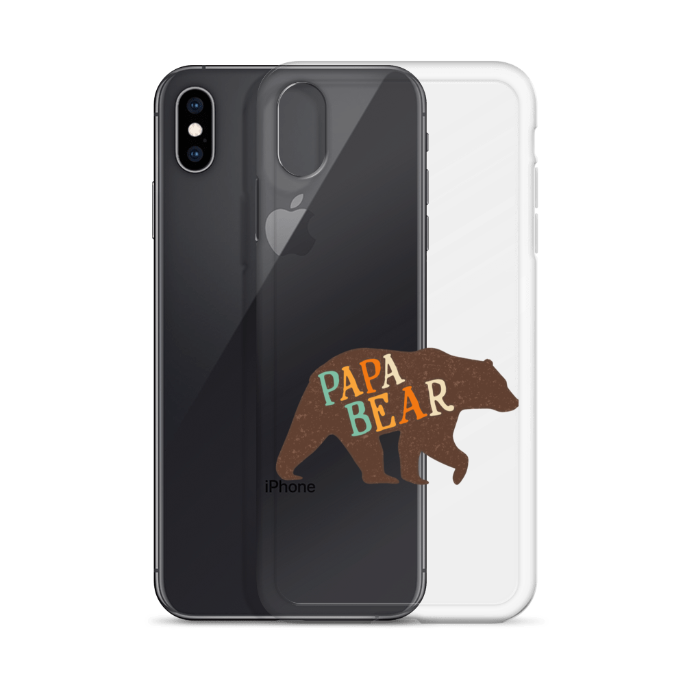 Papa Bear Clear Case for iPhone®