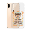 Dad Best Number 1 The Man The Myth The Legend Clear Case for iPhone®