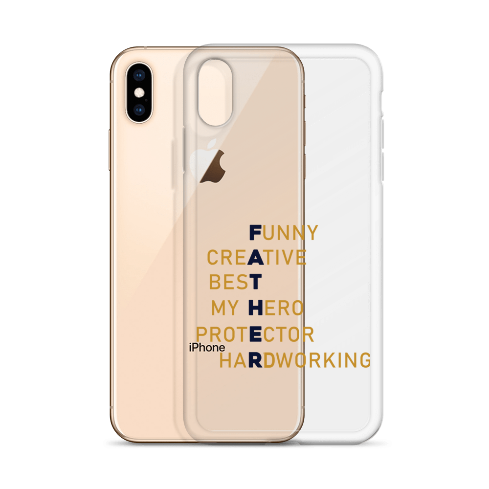 Funny Creative Best My Hero Protector HardWorking Clear Case for iPhone®