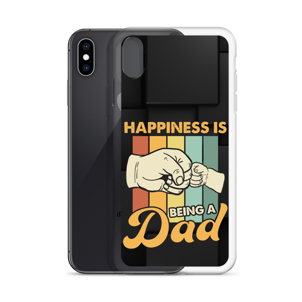 Happiness Is Being A Dad Clear Case for iPhone®