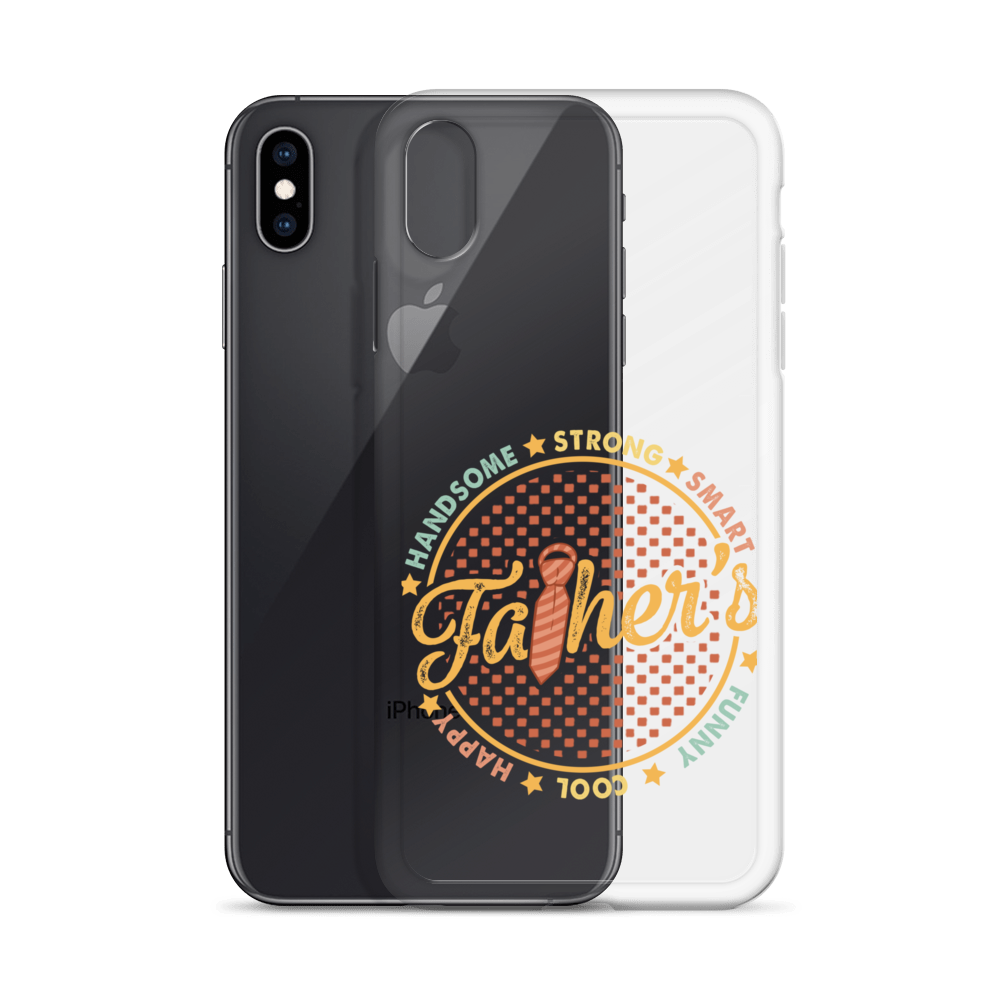 Handsome Strong Smart Funny Cool Happy Father Clear Case for iPhone®