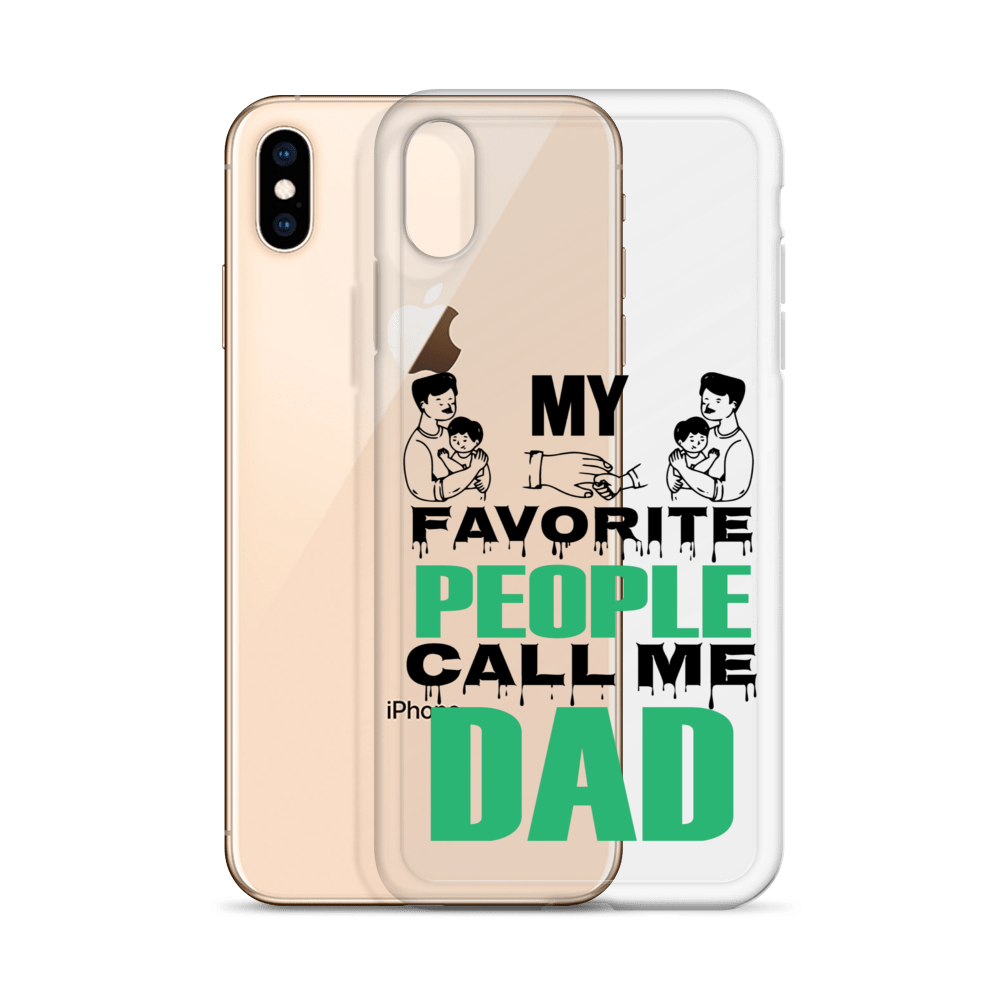 My Favorite People Call Me Dad Clear Case for iPhone®