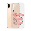 Daddy Needs Coffee Clear Case for iPhone®