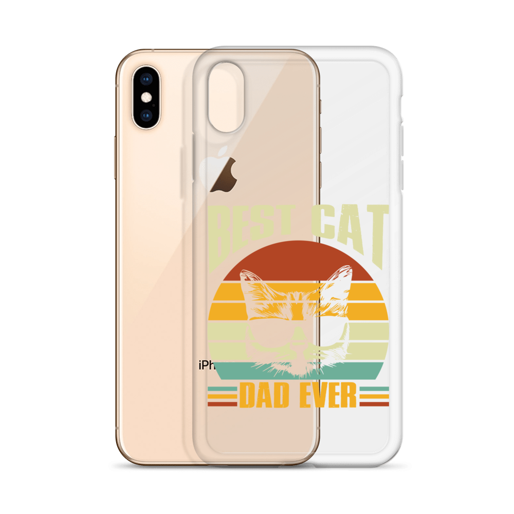 Best Cat Dad Ever Clear Case for iPhone®