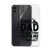 Cheer Dad Th Only Thing I Flip Is My Wallet Clear Case for iPhone®