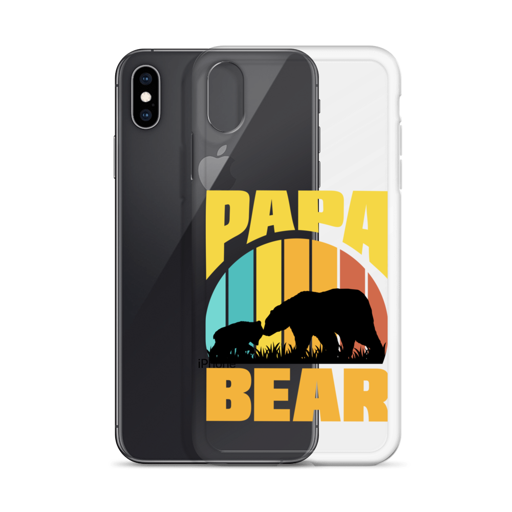 Papa Bear Clear Case for iPhone®