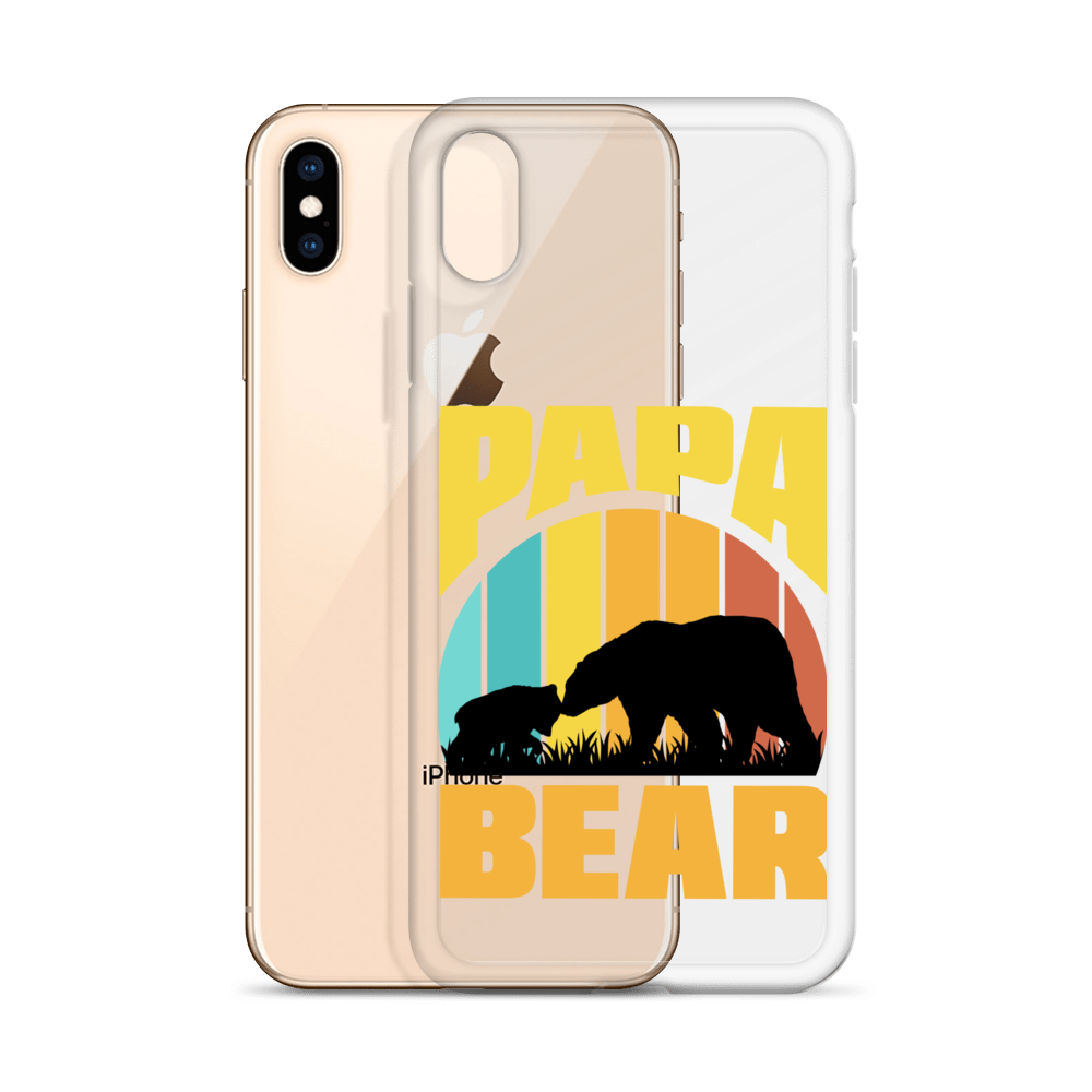 Papa Bear Clear Case for iPhone®