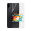 Softball Dad Like A Baseball Dad But With Bigger Balls Clear Case for iPhone®