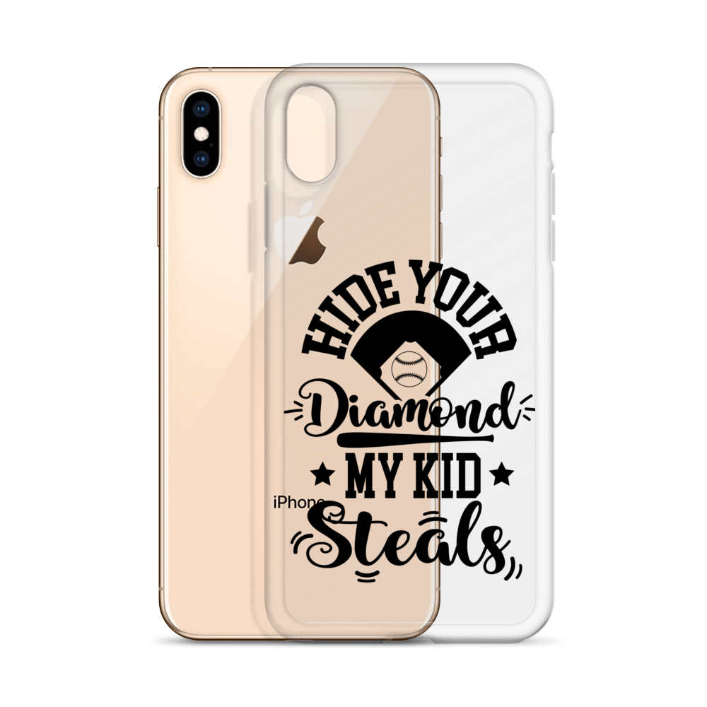 Hide Your Diamond My Kid Steals Clear Case for iPhone®