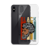 Black Father Matters Clear Case for iPhone®