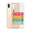 Husband, Daddy, Gamer, Hero Clear Case for iPhone®