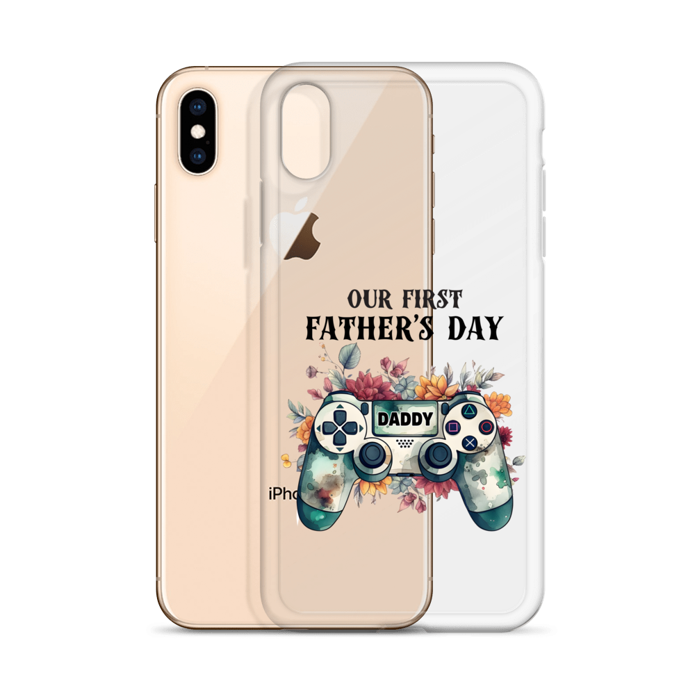 Our First Father's day Clear Case for iPhone®