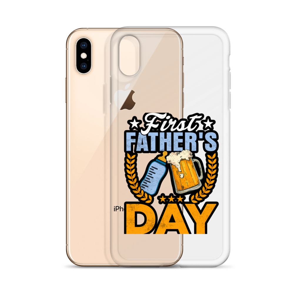 First Father's Day Clear Case for iPhone®