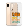 Dad The Man The Myth The Fishing Legend Clear Case for iPhone®