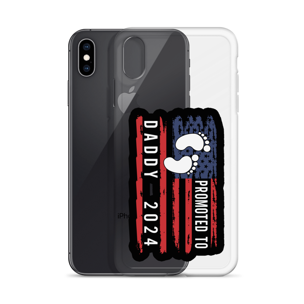 Promoted To Daddy 2024 Clear Case for iPhone®