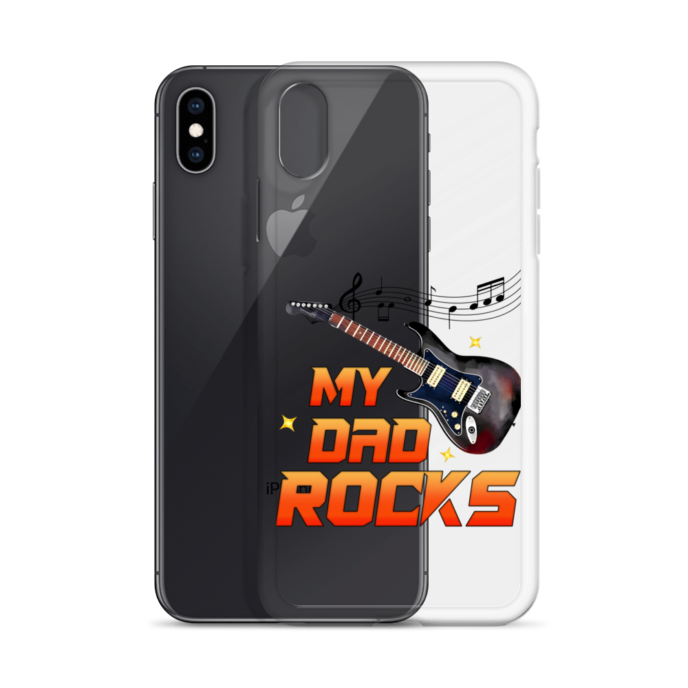 My Dad Rocks Clear Case for iPhone®