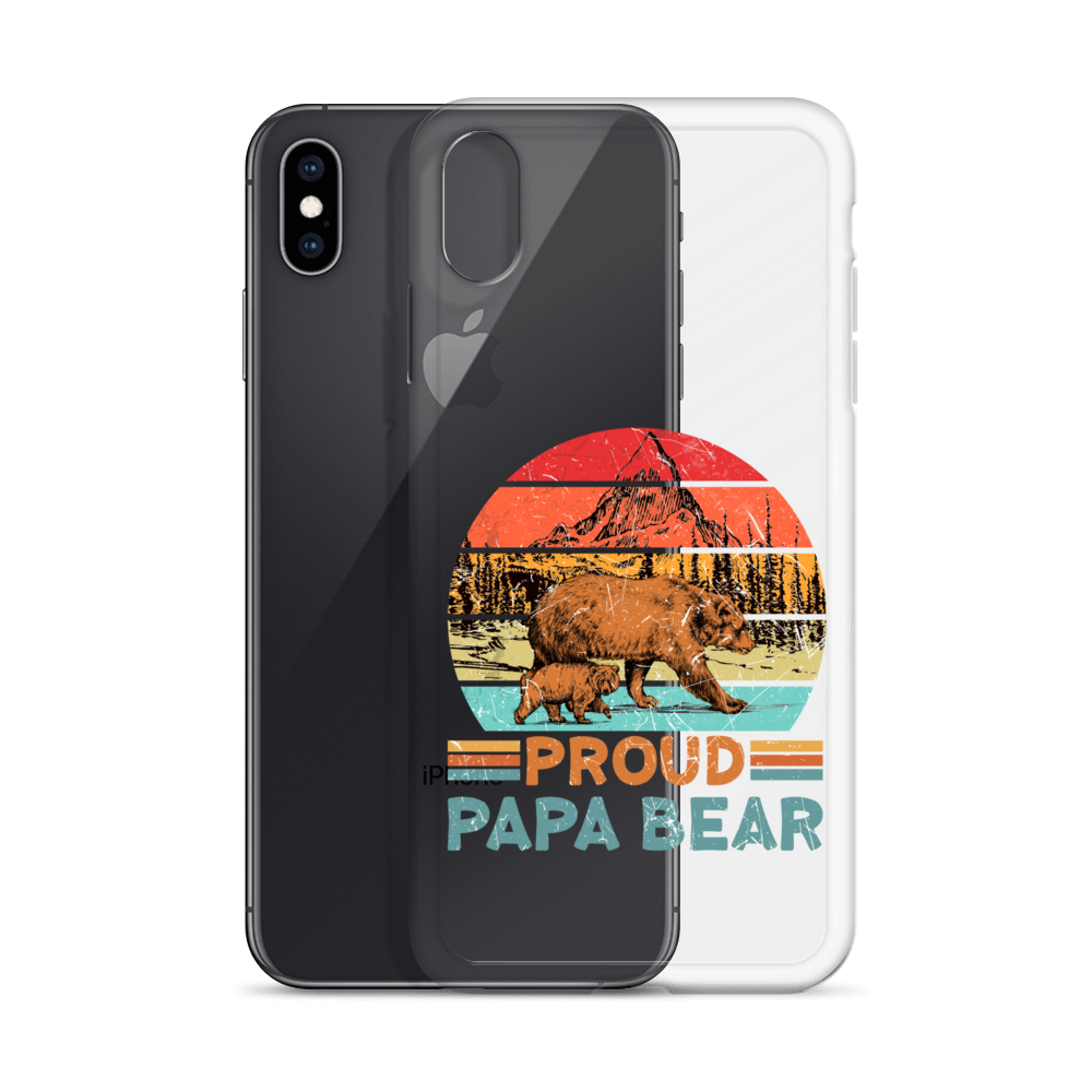 Proud Papa Bear Clear Case for iPhone®