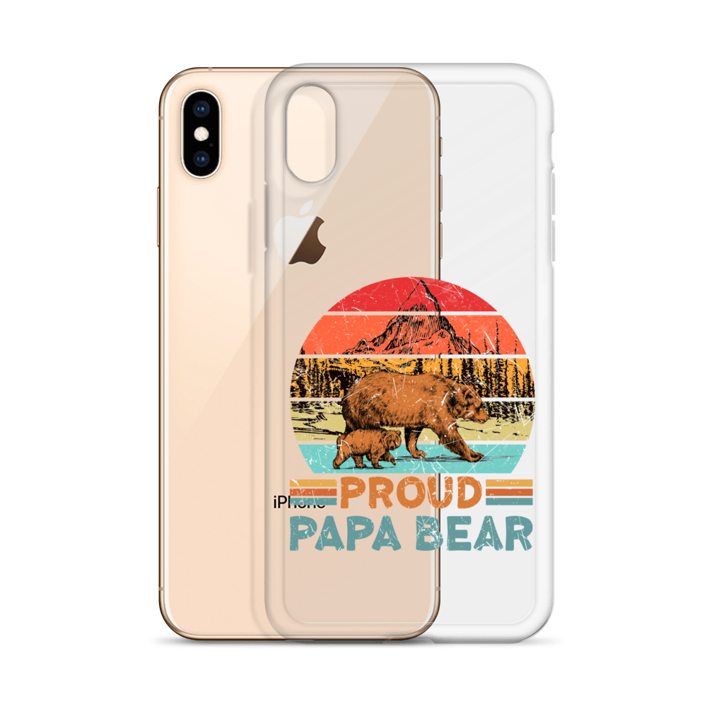 Proud Papa Bear Clear Case for iPhone®