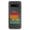 Awesome Dads Tattoos Beards Clear Case for Samsung®