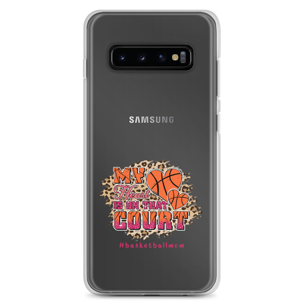 My Heart Is On That Court Clear Case for Samsung®