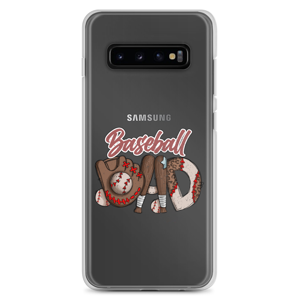 Baseball Dad Clear Case for Samsung®