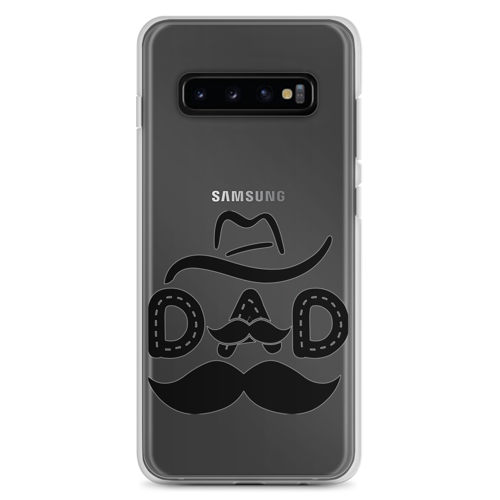 Dad Cowboy Clear Case for Samsung®