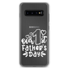 Our First Father's Day Clear Case for Samsung®