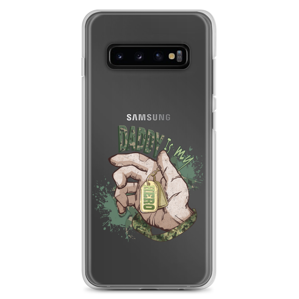 Daddy Is My Hero Clear Case for Samsung®