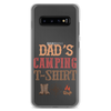 Dad's Camping T-Shirt Clear Case for Samsung®