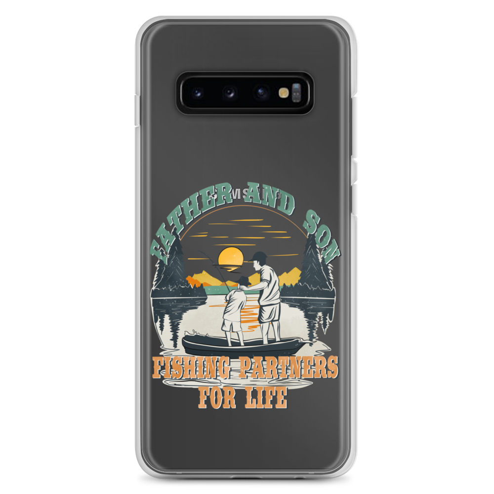 Father And Son Fishing Partners For Life Clear Case for Samsung®