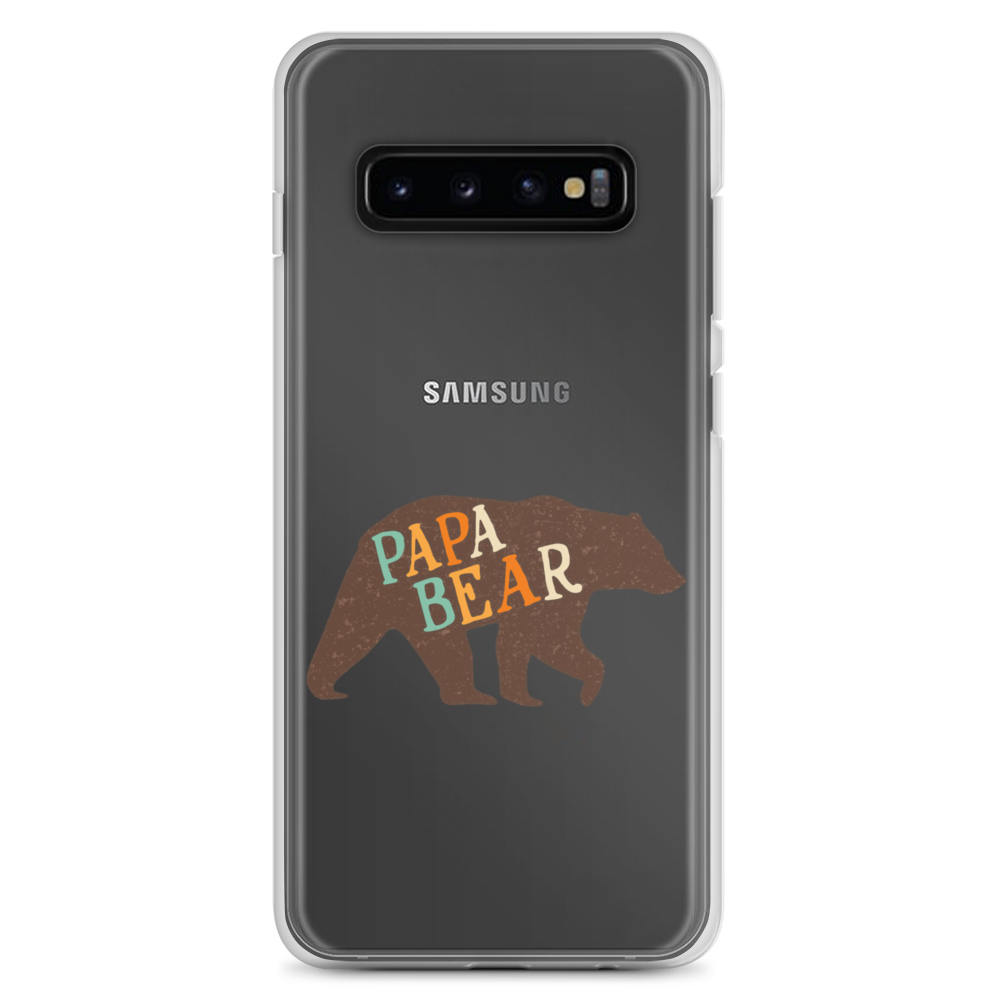 Papa Bear Clear Case for Samsung®