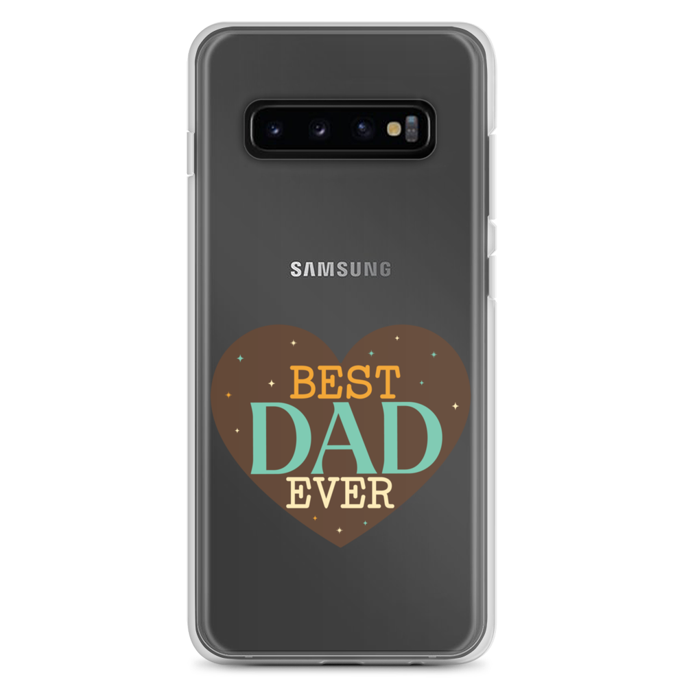 Best Dad Ever Clear Case for Samsung®