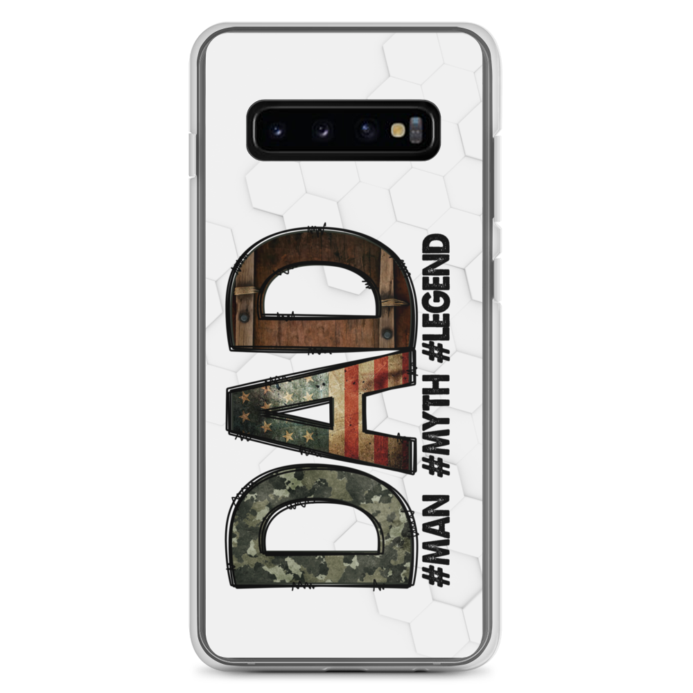 Dad #Man #Myth #Legend Clear Case for Samsung®