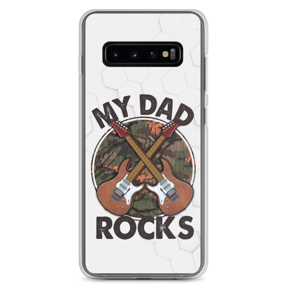 My Dad Rocks Clear Case for Samsung®